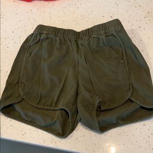 Madewell Green Shorts